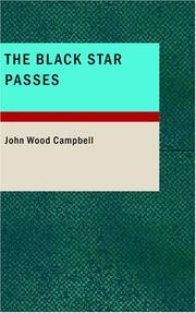 Cover of The Black Star Passes by John W. Campbell