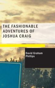 Front cover of The fashionable adventures of Joshua Craig by David Graham Phillips