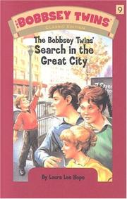 Front cover of The Bobbsey Twins' Search in the Great City by Laura Lee Hope