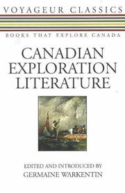 Front cover of Canadian Exploration Literature by Germaine Warkentin