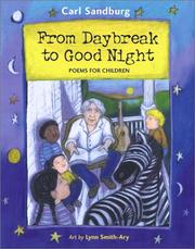 Front cover of From Daybreak to Good Night by Carl Sandburg