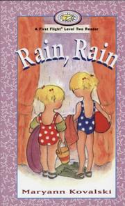 Cover of Rain, Rain (First Flight Books Level Two) by Maryann Kovalski