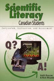 Front cover of Scientific Literacy for Canadian Students by Keith Roscoe