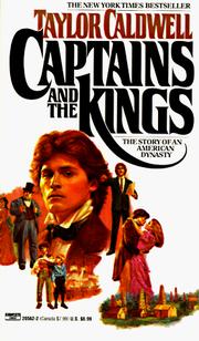 Front cover of Captains and the kings by Taylor Caldwell