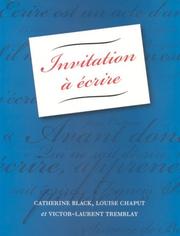 Cover of Invitation à écrire by Catherine Black