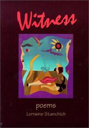 Front cover of Witness by Lorraine Stanchich