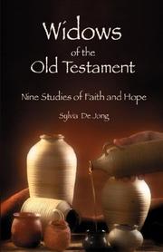 Front cover of Widows of the Old Testament by Sylvia De Jong