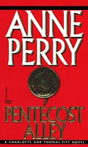 Front cover of Pentecost Alley by Anne Perry