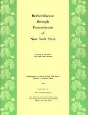 Front cover of Berberidacea Through Fumariaceae of New York State (New York State Museum Bulletin #451) by Richard S. Mitchell
