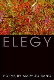 Cover of Elegy by Mary Jo Bang