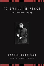 Cover of To Dwell in Peace by Daniel Berrigan