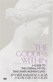 Cover of The goddess within by Jennifer Barker Woolger