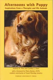 Front cover of Afternoons with Puppy by Aubrey H. Fine