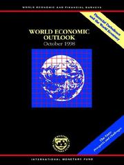Front cover of World economic outlook by International Monetary Fund.