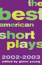 Front cover of The Best American Short Plays 2002-2003 by Glenn Young