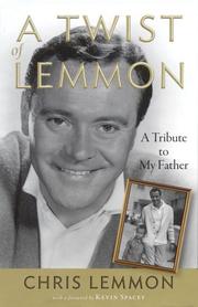 Front cover of A twist of Lemmon by Chris Lemmon