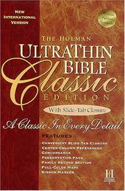 Front cover of The Holman Ultrathin Bible Classic Edition With Slide-Tab Closure by Unknown