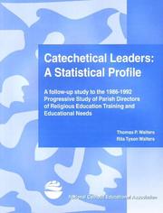 Front cover of Catechetical leaders by Thomas P. Walters