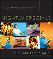 Cover of Nightly specials by Michael Lomonaco