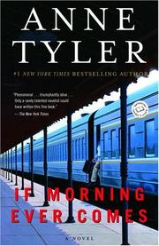 Front cover of If Morning Ever Comes by Anne Tyler
