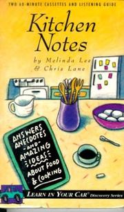 Cover of Kitchen Notes by Melinda Lee