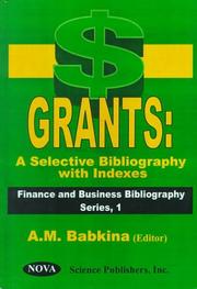 Cover of Grants by A. M. Babkina