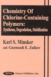 Front cover of Chemistry of chlorine-containing polymers by K. S. Minsker