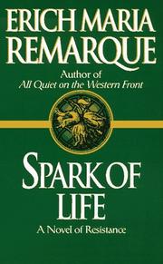 Cover of Der Funke Leben by Erich Maria Remarque