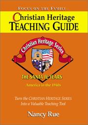 Cover of Christian Heritage by Nancy N. Rue