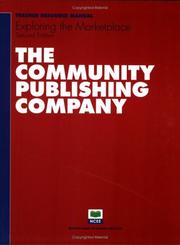 Front cover of Exploring the community marketplace by Diane Wilcox Reinke