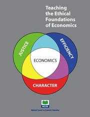 Front cover of Teaching the ethical foundations of economics by Martin Calkins