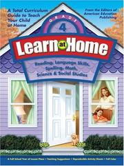 Front cover of Learn at Home, Grade 4 (Learn at Home) by American Eduction