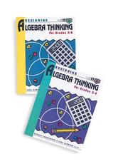 Front cover of Beginning algebra thinking for grades 3-4 by Shirley Hoogeboom