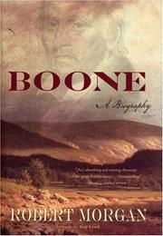 Cover of Boone by Robert Morgan