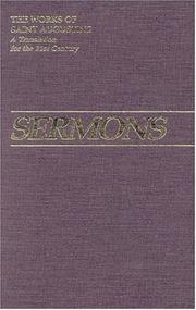 Front cover of Sermons 341-400 (Works of Saint Augustine) by Augustine of Hippo