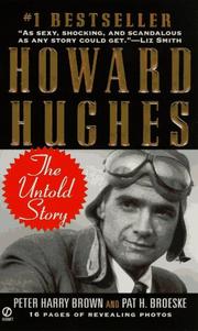 Cover of Howard Hughes by Peter H. Brown