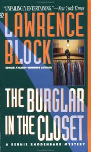 Cover of Burglar in Closet by Lawrence Block
