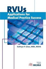 Front cover of Rvus by Medical Group Management Association.