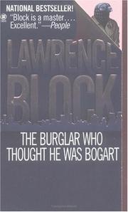 Front cover of The burglar who thought he was Bogart by Lawrence Block