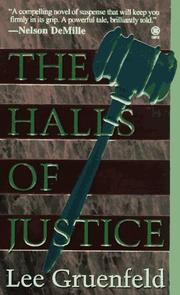 Front cover of The halls of justice by Lee Gruenfeld