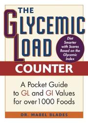 Cover of The Glycemic Load Counter by Mabel Blades