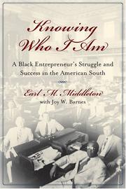 Front cover of Knowing who I am by Earl M. Middleton
