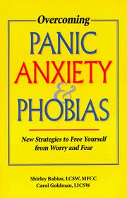 Cover of A 10-Week Recovery Program for Overcoming Panic, Anxiety, & Phobias (BOOK + AUDIO) by Shirley Babior
