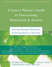 Front cover of A cancer patient's guide to overcoming depression & anxiety by Derek R. Hopko