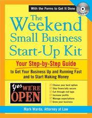 Cover of Weekend Small Business Start-Up Kit by Mark Warda