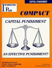 Front cover of Capital Punishment - An Effective Punishment? by Unknown