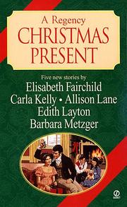 Cover of A Regency Christmas Present by Edith Layton