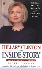 Cover of Hillary Clinton by Judith Warner