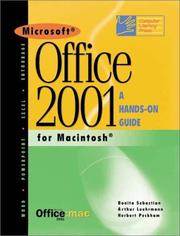 Front cover of Microsoft Office 2001 by Bonita Sebastian