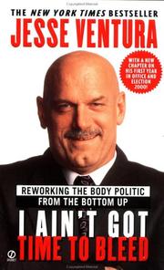 Cover of I ain't got time to bleed by Jesse Ventura